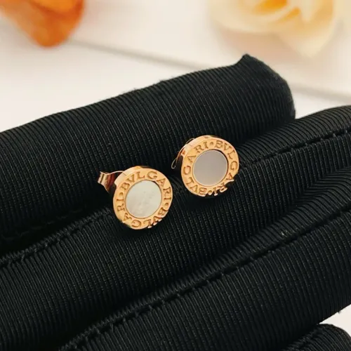 Replica Bvlgari Earrings For Women #1469558 $25.00 USD for Wholesale