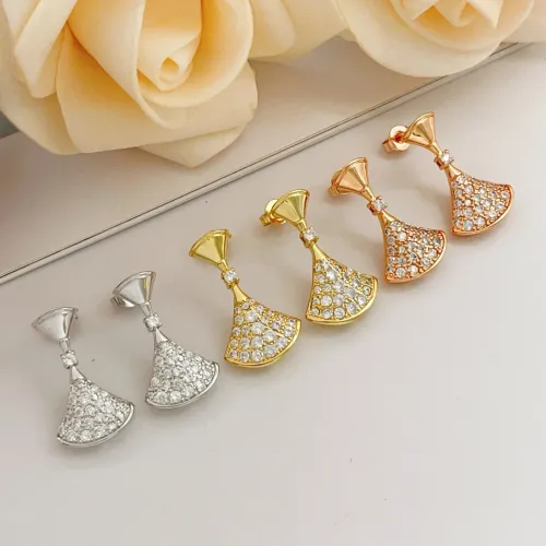 Replica Bvlgari Earrings For Women #1469577 $32.00 USD for Wholesale