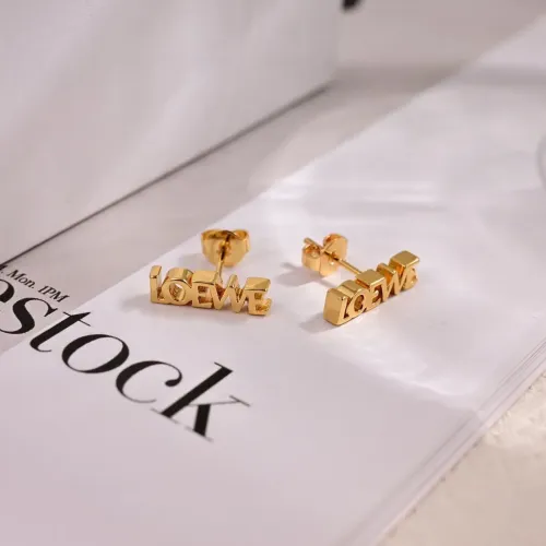 Replica LOEWE Earrings For Women #1469825 $25.00 USD for Wholesale