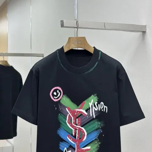 Replica Yves Saint Laurent YSL T-shirts Short Sleeved For Men #1469986 $42.00 USD for Wholesale