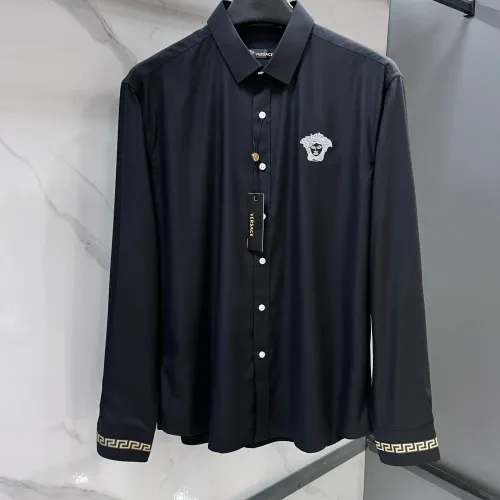 Versace Shirts Long Sleeved For Men #1470076