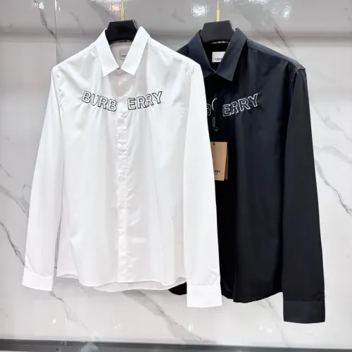 Replica Burberry Shirts Long Sleeved For Men #1470079 $82.00 USD for Wholesale