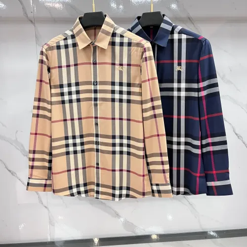 Replica Burberry Shirts Long Sleeved For Men #1470087 $85.00 USD for Wholesale
