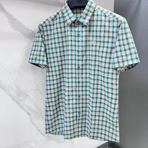 Replica Burberry Shirts Short Sleeved For Men #1470112 $82.00 USD for Wholesale