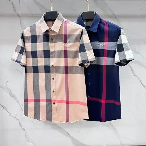 Replica Burberry Shirts Short Sleeved For Men #1470114 $82.00 USD for Wholesale