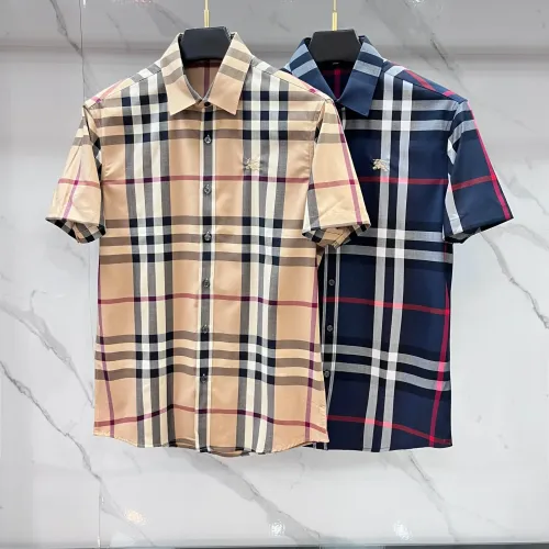 Replica Burberry Shirts Short Sleeved For Men #1470119 $82.00 USD for Wholesale