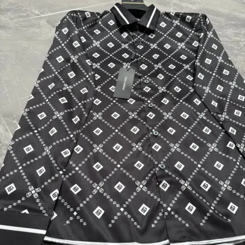 Replica Dolce & Gabbana D&G Shirts Long Sleeved For Men #1470281 $64.00 USD for Wholesale