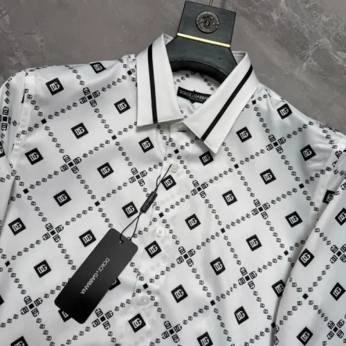 Replica Dolce & Gabbana D&G Shirts Long Sleeved For Men #1470282 $64.00 USD for Wholesale