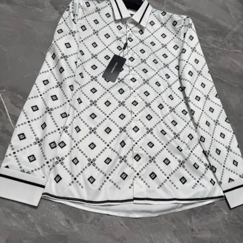Replica Dolce & Gabbana D&G Shirts Long Sleeved For Men #1470282 $64.00 USD for Wholesale