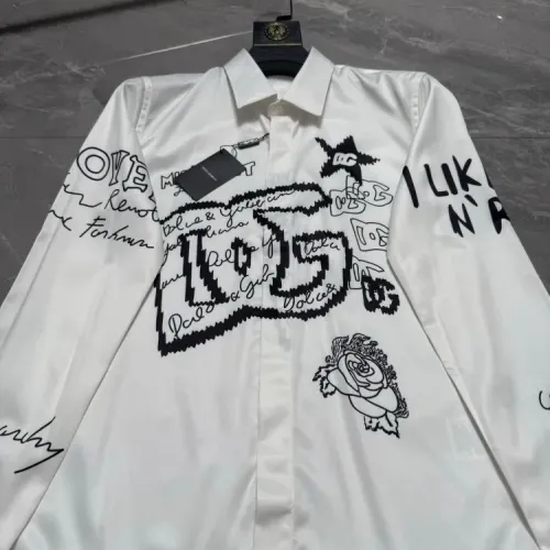 Replica Dolce & Gabbana D&G Shirts Long Sleeved For Men #1470284 $64.00 USD for Wholesale