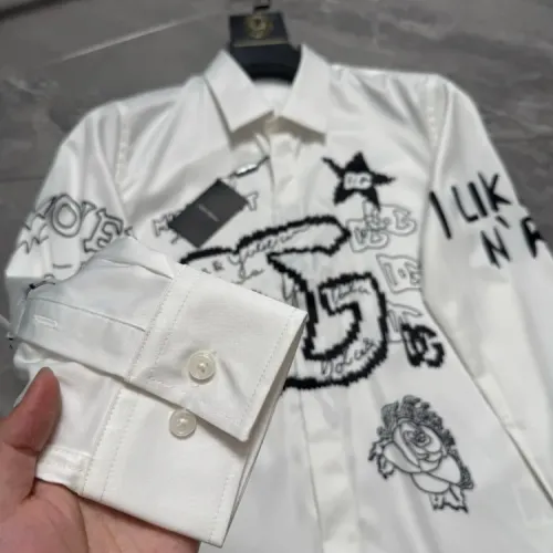 Replica Dolce & Gabbana D&G Shirts Long Sleeved For Men #1470284 $64.00 USD for Wholesale