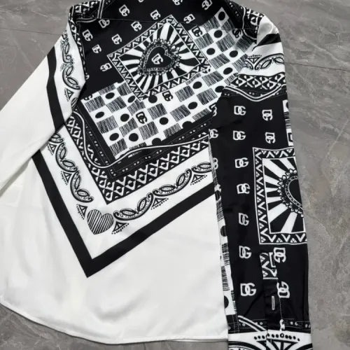 Replica Dolce & Gabbana D&G Shirts Long Sleeved For Men #1470288 $64.00 USD for Wholesale