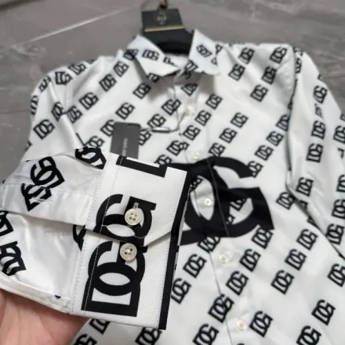 Replica Dolce & Gabbana D&G Shirts Long Sleeved For Men #1470292 $64.00 USD for Wholesale