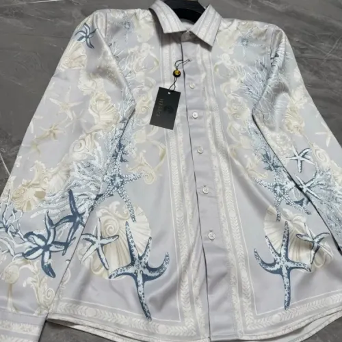 Replica Versace Shirts Long Sleeved For Men #1470345 $64.00 USD for Wholesale