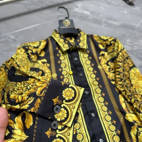 Replica Versace Shirts Long Sleeved For Men #1470346 $64.00 USD for Wholesale
