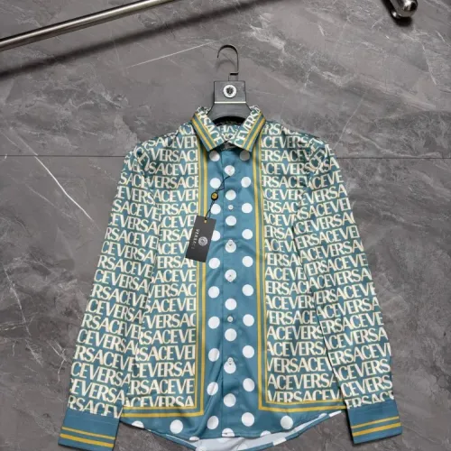Versace Shirts Long Sleeved For Men #1470347