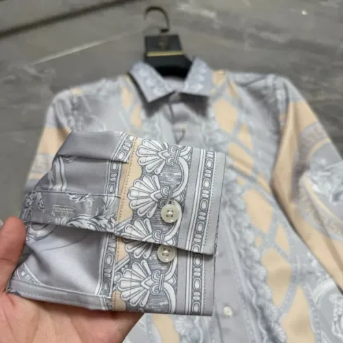 Replica Versace Shirts Long Sleeved For Men #1470348 $64.00 USD for Wholesale