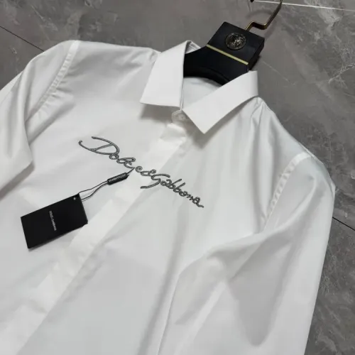 Replica Dolce & Gabbana D&G Shirts Long Sleeved For Men #1470383 $72.00 USD for Wholesale