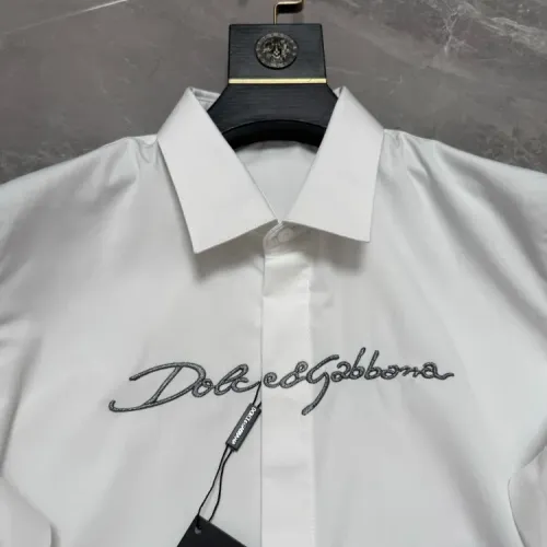 Replica Dolce & Gabbana D&G Shirts Long Sleeved For Men #1470383 $72.00 USD for Wholesale