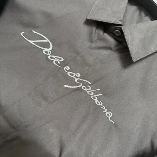 Replica Dolce & Gabbana D&G Shirts Long Sleeved For Men #1470384 $72.00 USD for Wholesale