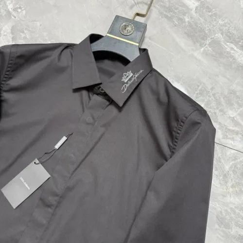 Replica Dolce & Gabbana D&G Shirts Long Sleeved For Men #1470386 $72.00 USD for Wholesale