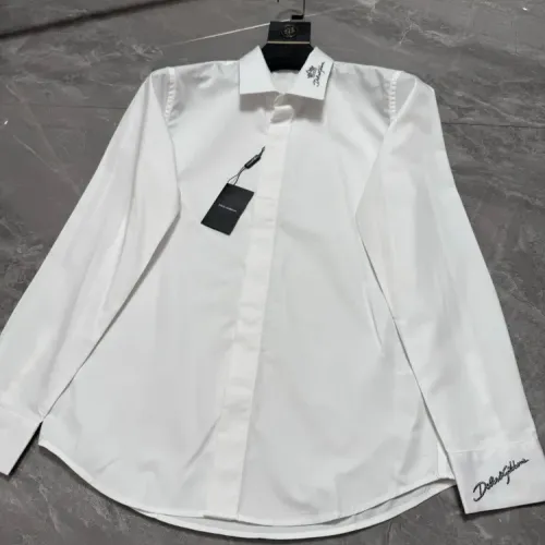 Replica Dolce & Gabbana D&G Shirts Long Sleeved For Men #1470387 $72.00 USD for Wholesale