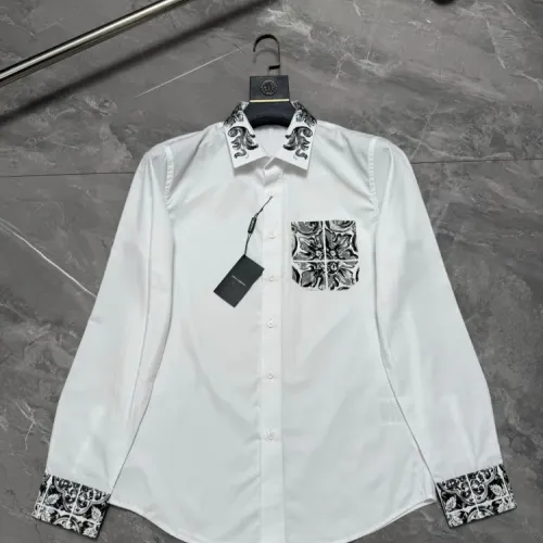 Dolce & Gabbana D&G Shirts Long Sleeved For Men #1470395