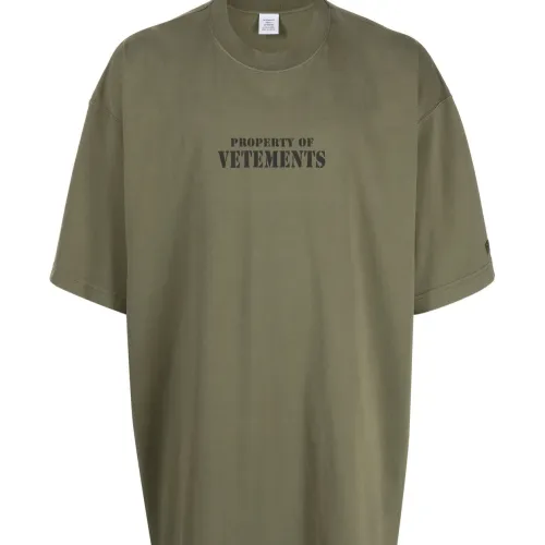 VETEMENTS T-Shirts Short Sleeved For Unisex #1470455