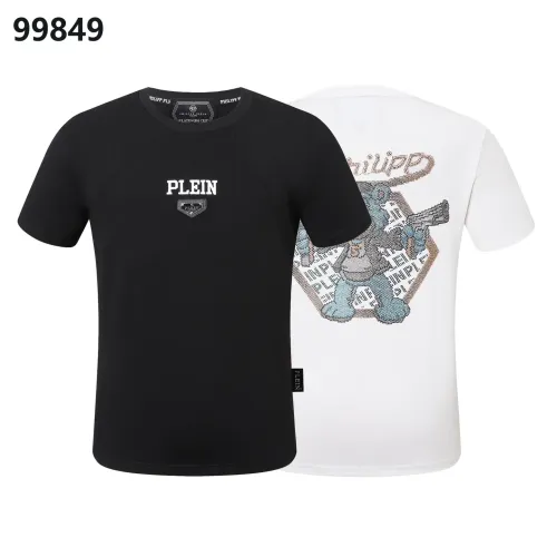 Replica Philipp Plein PP Oversize T-Shirts Short Sleeved For Men #1470656 $38.00 USD for Wholesale