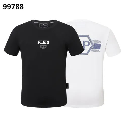 Replica Philipp Plein PP Oversize T-Shirts Short Sleeved For Men #1470659 $38.00 USD for Wholesale