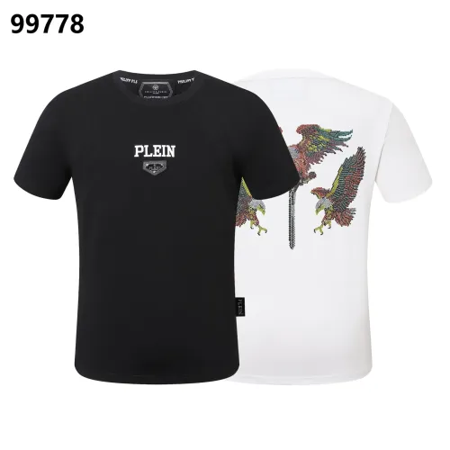 Replica Philipp Plein PP Oversize T-Shirts Short Sleeved For Men #1470669 $38.00 USD for Wholesale