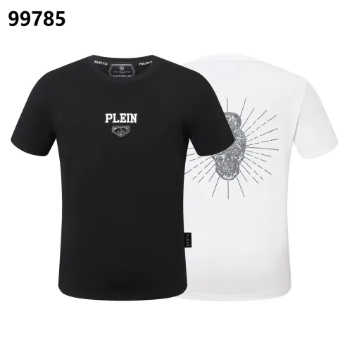 Replica Philipp Plein PP Oversize T-Shirts Short Sleeved For Men #1470671 $38.00 USD for Wholesale