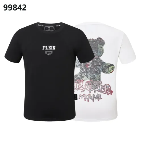 Replica Philipp Plein PP Oversize T-Shirts Short Sleeved For Men #1470682 $38.00 USD for Wholesale