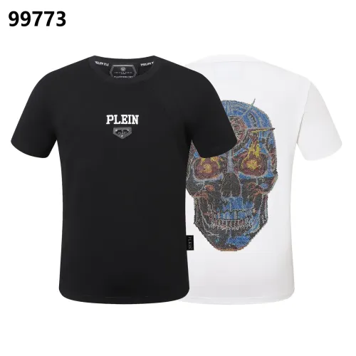 Replica Philipp Plein PP Oversize T-Shirts Short Sleeved For Men #1470694 $38.00 USD for Wholesale