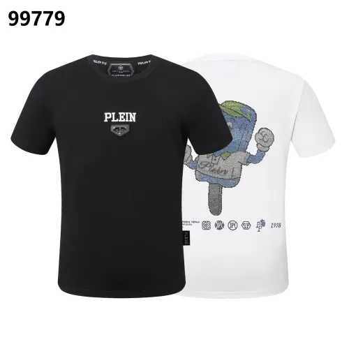 Replica Philipp Plein PP Oversize T-Shirts Short Sleeved For Men #1470697 $38.00 USD for Wholesale