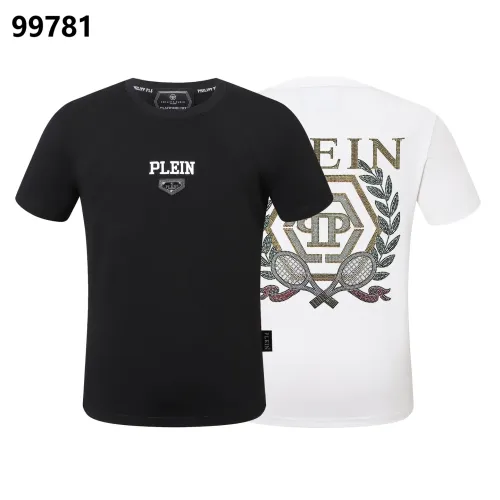 Replica Philipp Plein PP Oversize T-Shirts Short Sleeved For Men #1470704 $38.00 USD for Wholesale