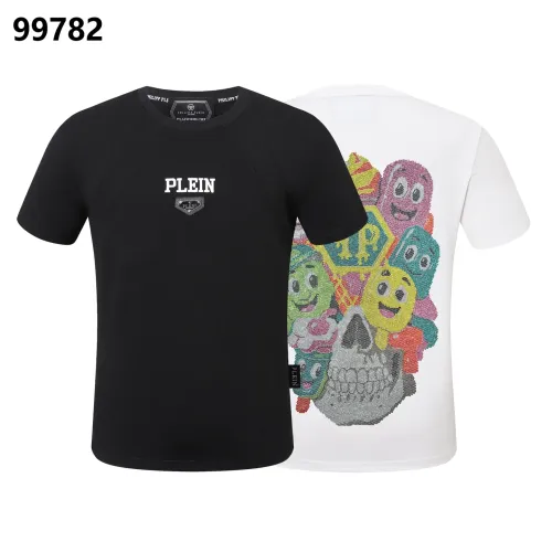 Replica Philipp Plein PP Oversize T-Shirts Short Sleeved For Men #1470715 $38.00 USD for Wholesale