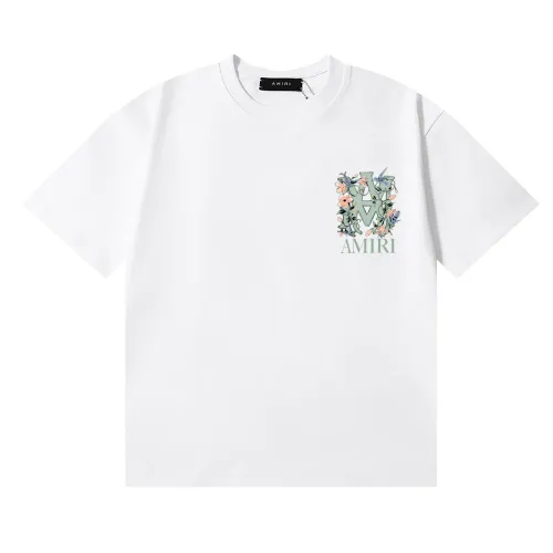 Replica Amiri T-Shirts Short Sleeved For Unisex #1470821 $29.00 USD for Wholesale