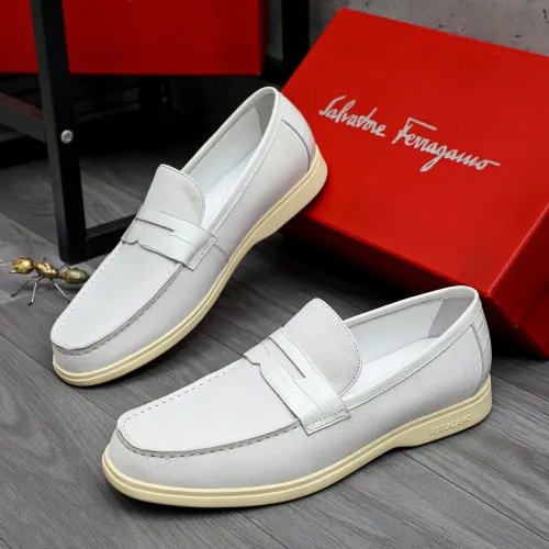 Salvatore Ferragamo Leather Shoes For Men #1471045