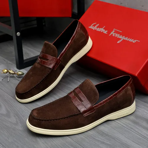 Salvatore Ferragamo Leather Shoes For Men #1471046