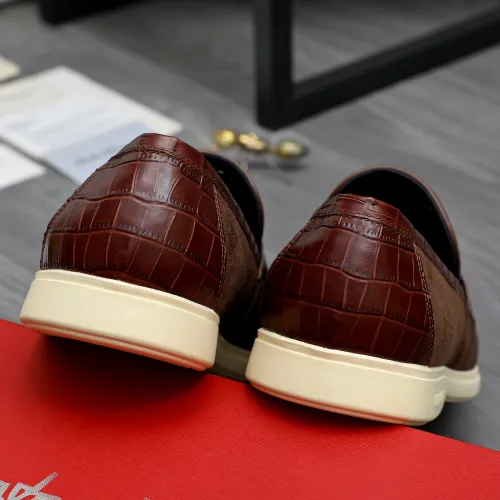 Replica Salvatore Ferragamo Leather Shoes For Men #1471046 $100.00 USD for Wholesale