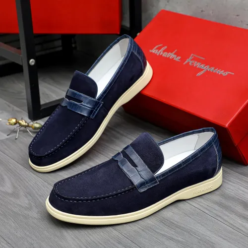 Salvatore Ferragamo Leather Shoes For Men #1471048