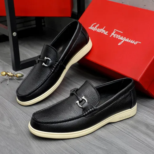 Salvatore Ferragamo Leather Shoes For Men #1471059