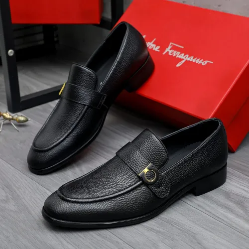 Salvatore Ferragamo Leather Shoes For Men #1471062