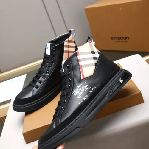 Replica Burberry High Tops Shoes For Men #1471083 $85.00 USD for Wholesale