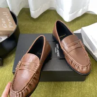 $118.00 USD Yves Saint Laurent YSL Leather Shoes For Women #1461611