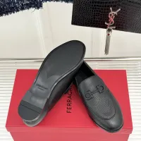 $112.00 USD Salvatore Ferragamo Leather Shoes For Women #1461914