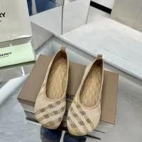 $76.00 USD Burberry Flat Shoes For Women #1462805