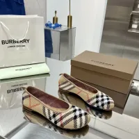 $76.00 USD Burberry Flat Shoes For Women #1462806