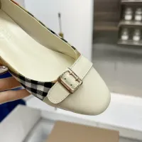 $85.00 USD Burberry Flat Shoes For Women #1462844